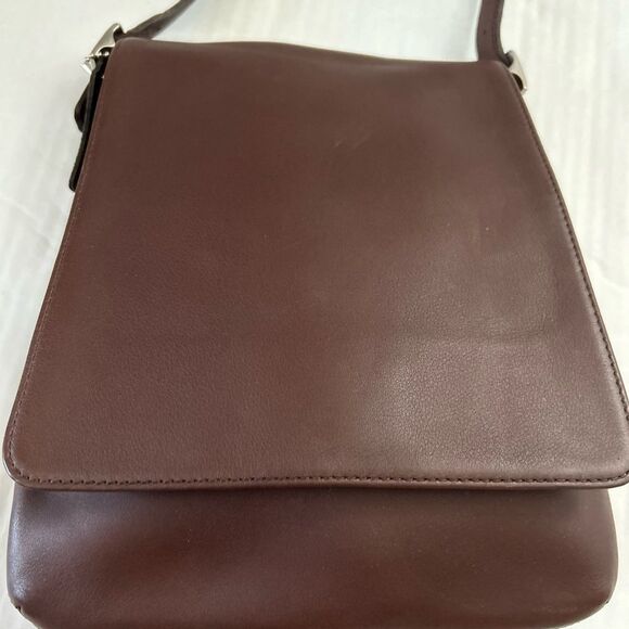 Coach Vintage Brown Leather Shoulders Bag - Picture 1 of 15